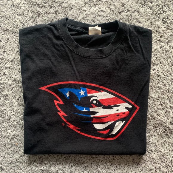 OSU Beavers Stars and Stripes Freedom T-Shirt. Medium. Port & Company. - Picture 2 of 7